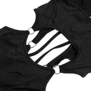 Bandage Cutout Backless Bodycon Jumpsuit, ibuyxi.com