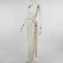 Sleeveless Backless Cutout Split Gown Maxi Dress, ibuyxi.com