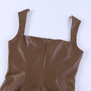 Sleeveless Backless Slit Tank Bodycon Maxi Dress, ibuyxi.com