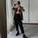 High Rise Cutout Long Sleeve Bodysuit, ibuyxi.com