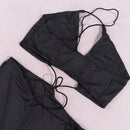 Elegant Backless Bandage Cut Out Maxi Dress, ibuyxi.com