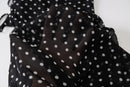Spaghetti Strap Polka Dot Mesh Backless Maxi Dress, ibuyxi.com