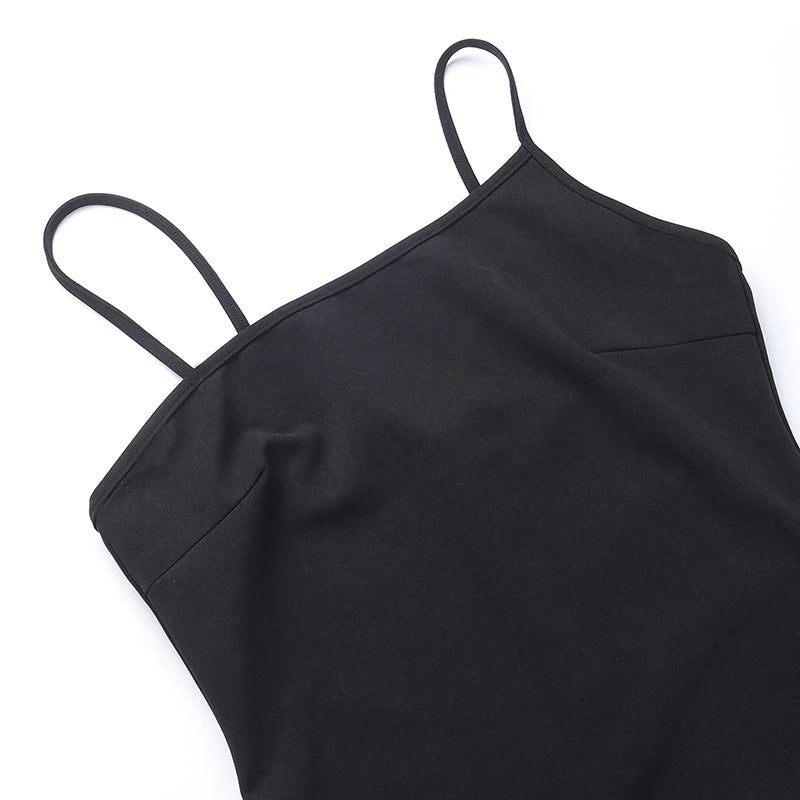 Elegant Irregular Sleeveless Backless Slit Maxi Dress, ibuyxi.com