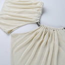 Sleeveless Backless Cutout Split Gown Maxi Dress, ibuyxi.com