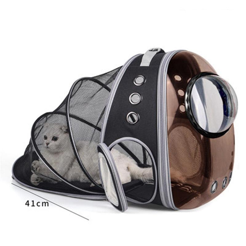 Expendable Astronaut Capsule Breathable Transparent Backpack Cat Carrier, iBuyXi.com