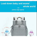 Fashionista Baby Diaper Backpack, Convertible Baby Diaper Bag Changing Bed, Convertible Baby Diaper Bag Changing Bed, diaper bag backpack ,for many occasions like shopping, outing, traveling, etc., for Infants A, iBuyXi.com