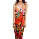 Beach Strap Sling Open-Back Cover Up Dress, iBuyXi.com, Bikini Cover Up, Women Clothes, Summer