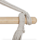 Hammock Chair Swing Hanging Rope Net Chair Porch Patio with 2 Cushions , iBuyXi.com online shopping store, camping equipments, backyard decoration, patio decorations, white swing chair, good quality swing chair, free shipping, hammock swing chair