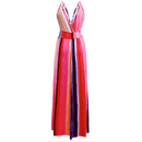 Boho Floral Printed Dress, iBuyXi.com, Women Clothes, Summer collection, Women Dress, bohemian dress, maxi dress, long dress, v-neck dress, beach dress, summer dress, holiday dress