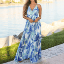 Bohemian Floral Printed Maxi Dress - iBuyXi.com