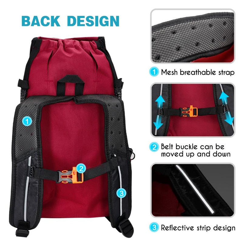 Breathable Pet Dog, Carrier Bag for Large Dogs, Golden Retriever Bulldog Backpack, Adjustable Big Dog Travel Bags, Pets Products, iBuyXi.com