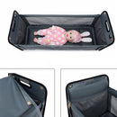 Briefcase Shoulder Bag, Baby Diaper Storage, Changing Folding Bed, , Convertible Baby Diaper Bag Changing Bed, diaper bag backpack ,for many occasions like shopping, outing, traveling, etc., for Infants, iBuyXi.com