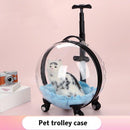 Bubble Trolley Transparent Case Traveling Handbag Carrier, iBuyXi.com