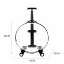 Bubble Trolley Transparent Case Traveling Handbag Carrier, iBuyXi.com