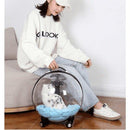 Bubble Trolley Transparent Case Traveling Handbag Carrier, iBuyXi.com