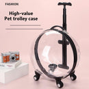 Bubble Trolley Transparent Case Traveling Handbag Carrier, iBuyXi.com