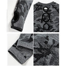 Camouflage Seamless Yoga Top, iBuyXi.com Shop Unique Selection, Yoga, Camoulflage Yoga Tops, Yoga Shirts, Women Clothes, Sports Goods, Sport Tops, Women Tops, Yoga Long Sleeve Tops