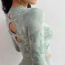 Camouflage Seamless Yoga Top, iBuyXi.com Shop Unique Selection, Yoga, Camoulflage Yoga Tops, Yoga Shirts, Women Clothes, Sports Goods, Sport Tops, Women Tops, Yoga Long Sleeve Tops