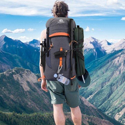 50L Camping Hiking Backpack, Outdoor Sport Bag ,Trekking Backpacks Waterproof Mountaineering Bag, Rucksack Water Bag, Internal Frame Backpack, Great Gear for Backpacking, Water Resistant Hiking Backpack, iBuyXi.com