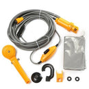 Camping Shower Car Washer, 12V Electric Outdoor Shower Water Bag Kit, Travel Car Washing Hiking, Flowering Plants Watering Pump, High Pressure Gun Wash with Car Charger, Window, Gardening and Camping, iBuyXi.com