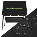 Outdoor Canopy Swing Patio Chair Lounge 3-Person Seat Hammock Porch Bench Black, iBuyXi.com online shopping store, outdoor patio swing chair, backyard decoration, patio decoration, swing chair