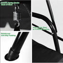 Outdoor Canopy Swing Patio Chair Lounge 3-Person Seat Hammock Porch Bench Black, iBuyXi.com online shopping store, outdoor patio swing chair, backyard decoration, patio decoration, swing chair