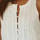 Casual Lace Patchwork Sleeveless Mini Dress, iBuyXi.com, Lace dresses, Sun Dresses, Summer Mini Dresses