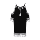 Women Off Shoulder Dress Tassel Short Cocktail Party Beach Dresses Sundress, iBuyXi.com, Beach Dress, Women Clothes, Summer collection