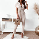 Elegant V-Neck Bandage Hollow Out Straps Jumpsuit,Size Patchwork Causal Dress Loose Oversized Maxi Irregular Dresses, Plus Size Beading,  Spring Dress Beading Pleated Elegant Party Dress Belted Loose Oversized Plus Size Women Clothing ,iBuyXi.com