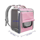 Breathable Cat Backpack, Large Capacity Puppy Dog, Transparent Carrying Bag Outdoor, Travel Portable Pet Carrier Cats Shoulders Bag, iBuyXi.com