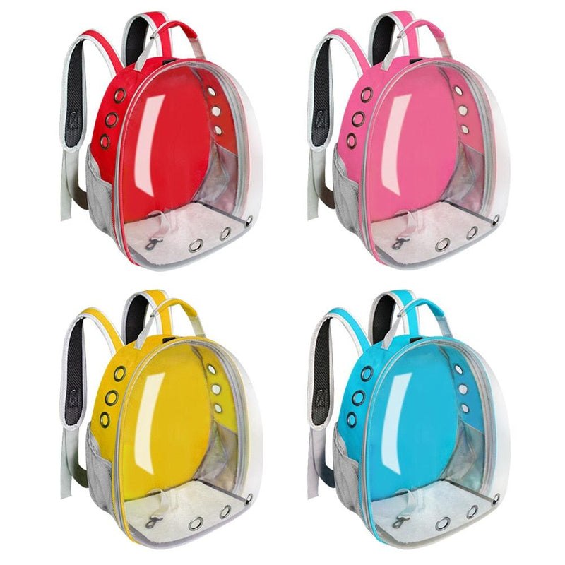 Cat Carrier Bag Breathable, Transparent Puppy Cat Backpacmk Cats Box Cage Small Dog Pet, Travel Carrier Handbag Space Capsule, iBuyXi.com