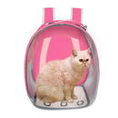 Cat Carrier Bag Breathable, Transparent Puppy Cat Backpacmk Cats Box Cage Small Dog Pet, Travel Carrier Handbag Space Capsule, iBuyXi.com