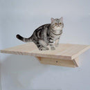 Wall-mounted Cat Climbing Frame, Cat Tree Solid Wood Jumping Platform, Climbing Frame Cat, Tree Solid Wood Cat Jumping Platform, Wall DIY Pet Furniture Kitten Springboard Various Size pet Toy, iBuyXi.com