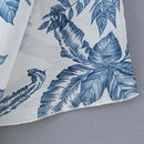 Women Leaves Print Chiffon Kimono Cardigan Cover Up, iBuyXi.com, Bikini Cover Up, Women Clothes, Summer collection, chiffon dresses, boho bikini cover up, summer clothes, women clothing, casual cover up, cocktail party dress