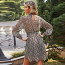 Chiffon Long Sleeve Tie-Neck A-Line Sundress,Embroidery Floral Long Sleeve Casual Long, Neck Long Sleeve Chain Print Retro Vintage Dress, Belted Maxi, V Neck High Waist Short Mini Dress, Long Sleeve Solid, Irregular Dress Tunic Mini Dress, Women Clothing ,iBuyXi.com
