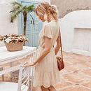 Chiffon Ruffles V-Neck A-Line Wrap Short Sleeve Mini Dress,Sleeve V-Neck A-Line Polka Dot Print Wrap Mini Dress,Irregular Dress Tunic Mini Dress,Plus Wide Leg V-Neck High Waist Lace Up Jumpsuit,Size Women Short Sleeve, Print Patchwork Causal Dress Loose Overs, Maxi Irregular Dresses, iBuyXi.com
