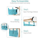 Cloth Caddy Hanging Organizer, Holder Pockets Bedside Storage, Briefcase Shoulder Bag, Baby Diaper Storage, Changing Folding Bed, , Convertible Baby Diaper Bag Changing Bed, diaper bag backpack ,for many occasions like shopping, outing, traveling, etc., for Infants, iBuyXi.com