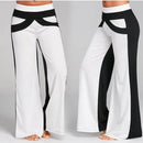 Color Patchwork Wide Leg Pants, High Waist, Wide Leg Trousers Fitness Loose Dancing Yoga Pants Sports Workout Gym Fitness Pants, The Loose Fitting Design,100% brand new, high quality, and most fashion women sexy crop,cami top y2k camisole tank Specially design, perfect gift, Valentine's day, birthday clothes, iBuyXi.com