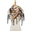 Colorful Neck Gaiter Scarf, iBuyXi.com Online shopping store, winter collection, unique scarves, gift idea for mother, stylish winter scarf, neckerchief scarf, women clothing