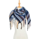 Colorful Neck Gaiter Scarf, iBuyXi.com Online shopping store, winter collection, unique scarves, gift idea for mother, stylish winter scarf, neckerchief scarf, women clothing