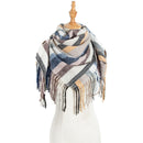 Colorful Neck Gaiter Scarf, iBuyXi.com Online shopping store, winter collection, unique scarves, gift idea for mother, stylish winter scarf, neckerchief scarf, women clothing