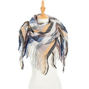 Colorful Neck Gaiter Scarf, iBuyXi.com Online shopping store, winter collection, unique scarves, gift idea for mother, stylish winter scarf, neckerchief scarf, women clothing