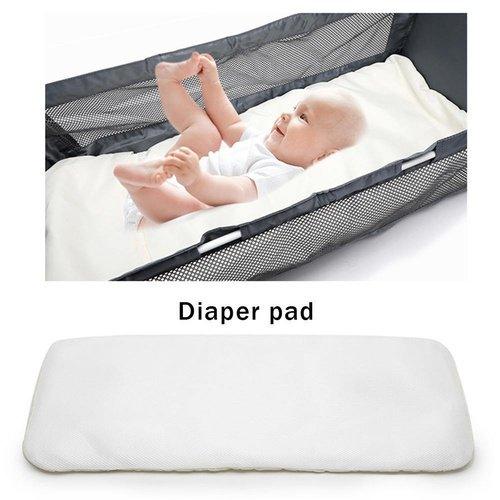 Convertible Crib Baby Diaper Backpack, Visit iBuyXi.com for Online Shopping and Shop the Unique Selection, portable bed diaper bag, traveling diaper bag, mommy baby diaper bag, folding bed diaper backpack, cool diaper bag, baby shower gift idea, baby shower gifts for girls, baby shower gift for boy.