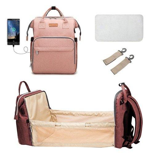 Convertible Crib Baby Diaper Backpack