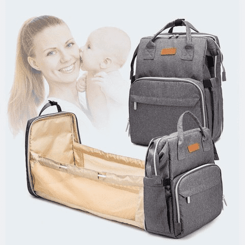 folding crib baby travel diaper backpack, Visit iBuyXi.com for Online Shopping and Shop the Unique Selection, portable bed diaper bag, traveling diaper bag, mommy baby diaper bag, folding bed diaper backpack, cool diaper bag, baby shower gift idea, baby shower gifts for girls, baby shower gift for boy.