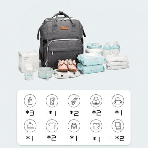 foldable crib baby diaper backpack, Visit iBuyXi.com for Online Shopping and Shop the Unique Selection, portable bed diaper bag, traveling diaper bag, mommy baby diaper bag, folding bed diaper backpack, cool diaper bag, baby shower gift idea, baby shower gifts for girls, baby shower gift for boy.