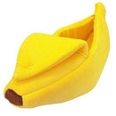 Banana Cat Bed House Cozy, Cute Banana Puppy Cushion, Kennel Warm Portable Pet, Basket Supplies Mat Beds for Cats Kittens, Banana House Boat Dog Cat Soft Bed Yellow, iBuyXi.com