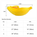 Banana Cat Bed House Cozy, Cute Banana Puppy Cushion, Kennel Warm Portable Pet, Basket Supplies Mat Beds for Cats Kittens, Banana House Boat Dog Cat Soft Bed Yellow, iBuyXi.com
