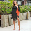 Crochet Bathing Suit Cover Up, iBuyXi.com, Tassel Cover Up, Beach dress, Beach cover up, summer collection, handmade crochet cover up, sexy cocktail dress, pool party cover up, beach party cover up, bikini cover up