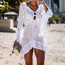Crochet Cover Up Dress, iBuyXi.com online shopping store for women clothing, bohemian dress, handmade crochet dress, bikini cover up, beach dress, pool party dress, stylish crochet dress, fashionista dress